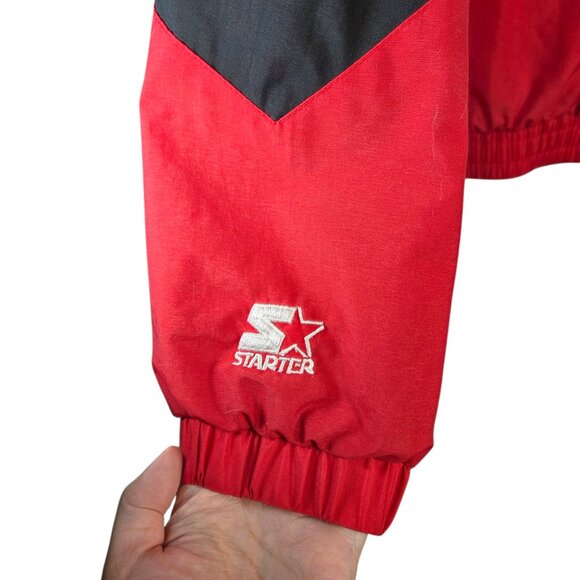 Vintage 90s NFL San Francisco 49ers Starter Pro Line Windbreaker Jacket - Picture 5 of 10